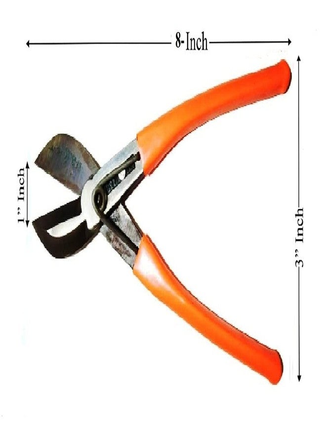 PILERMAN Heavy Wire Cutter/Metal Cutter/Sheet Cutter 8-inch with Wire Cutter 7-inch (2-Pcs. Combo) Metal Cutter - Image 3